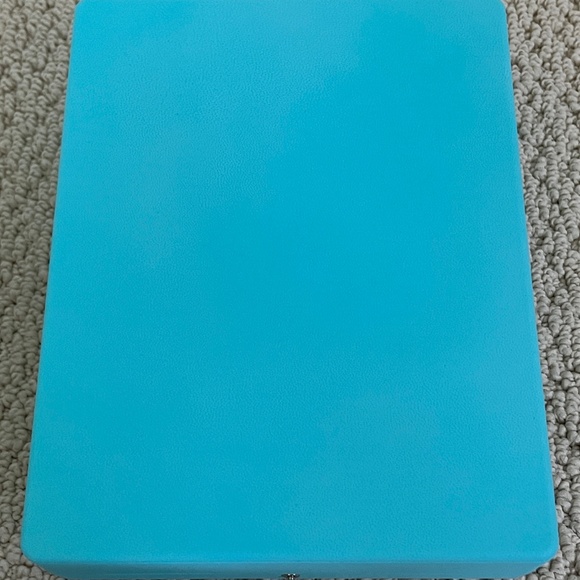 Tiffany & Co Blue Leather Necklace Jewelry Empty Display Presentation Case + Box - Picture 8 of 16